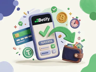 Dépôt et retrait sur Betify par carte et crypto